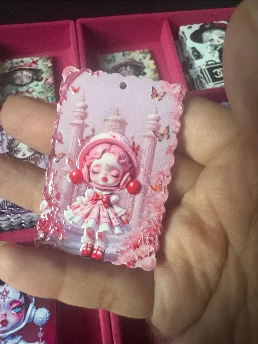 Skullpanda Keychain Tags